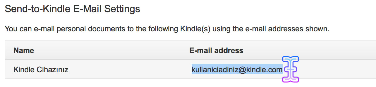 Amazon Send-to-Kindle E-Mail